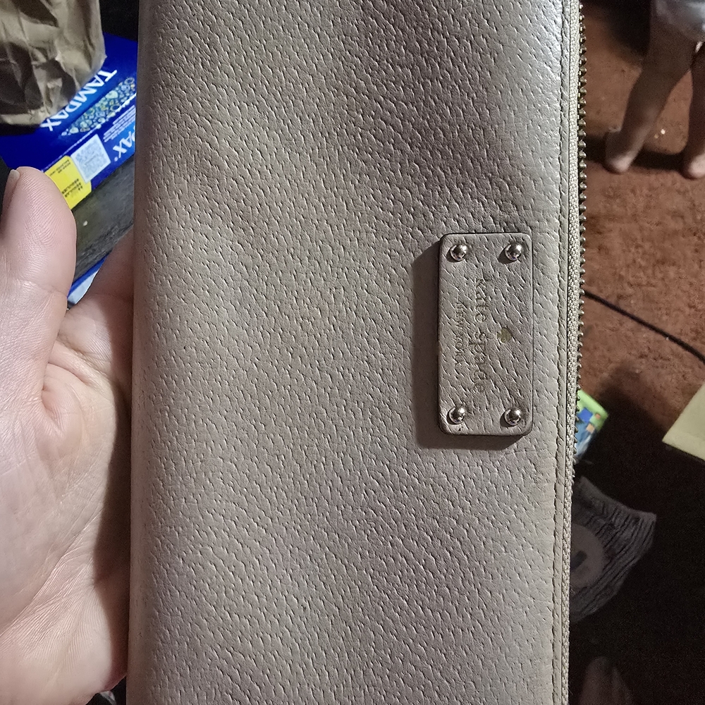 Kate Spade Taupe Leather Wallet